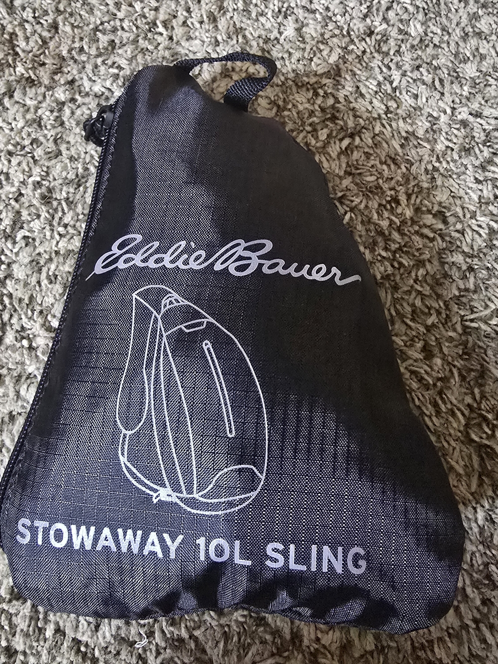 Eddie Bauer Stowaway 10L Sling - Black